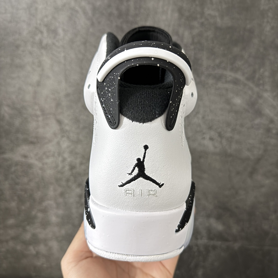 Air Jordan AJ6 Retro 复刻黑白 外贸跑量专供 原鞋原尺码开发生产 极致还原 一眼ZP既视感 尺码：4
