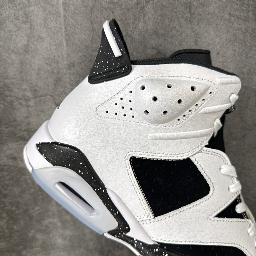 Air Jordan AJ6 Retro 复刻黑白 外贸跑量专供 原鞋原尺码开发生产 极致还原 一眼ZP既视感 尺码：4