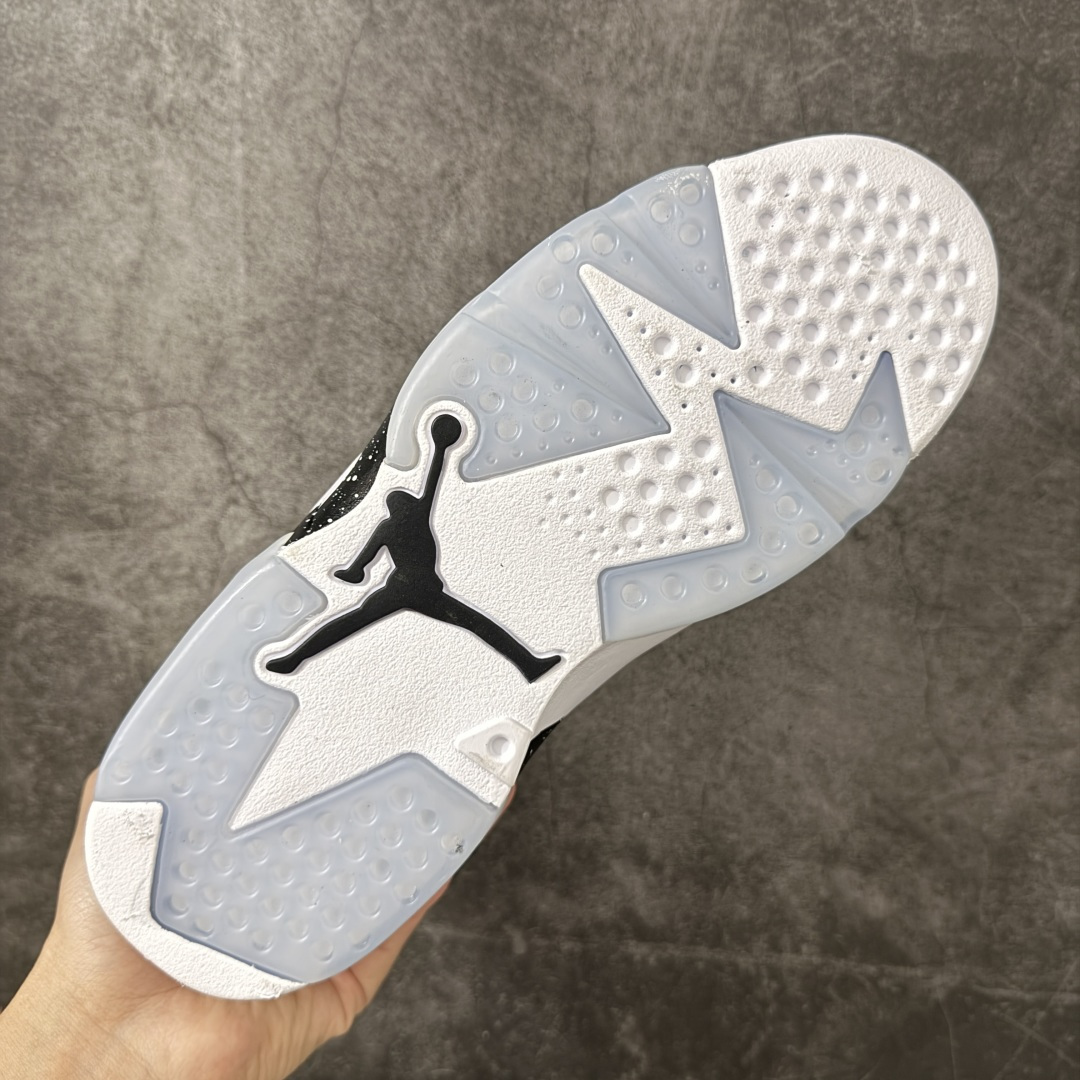 Air Jordan AJ6 Retro 复刻黑白 外贸跑量专供 原鞋原尺码开发生产 极致还原 一眼ZP既视感 尺码：4