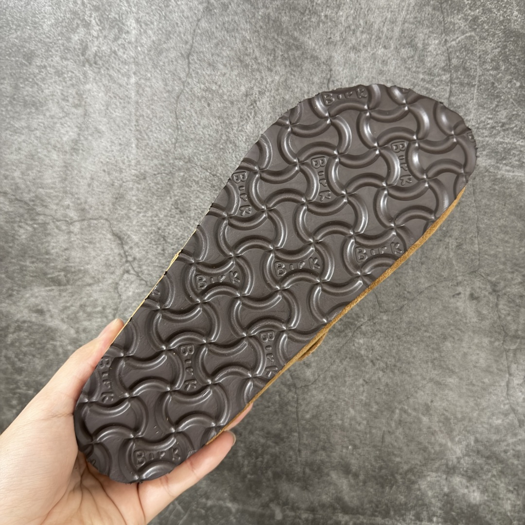 Birkenstock Boston 博肯/勃肯 系列 牛皮绒面革平底复古软木休闲鞋 真正软木塞大底 品质细节领先市场版