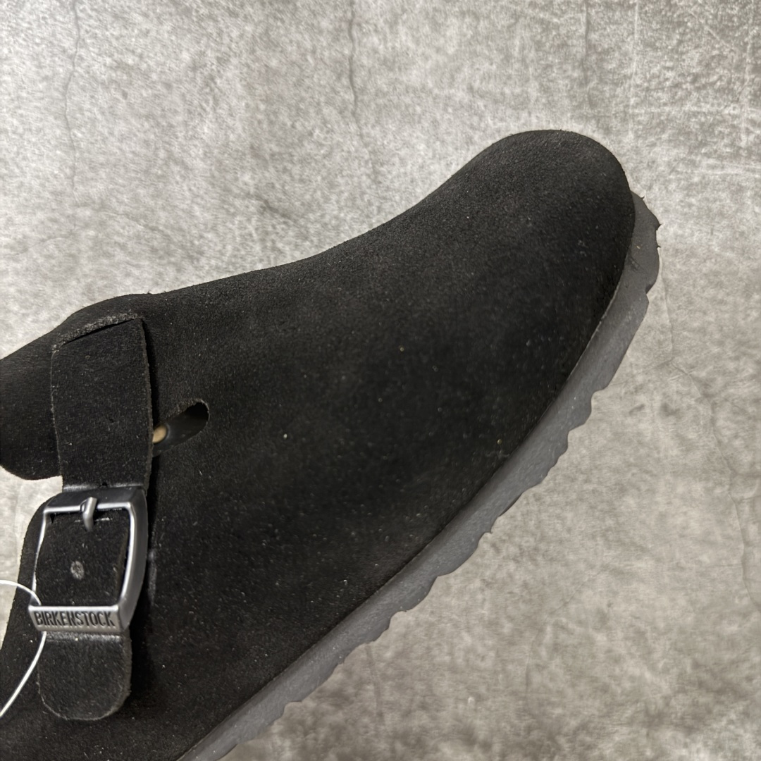 Birkenstock Boston 博肯/勃肯 系列 牛皮绒面革平底复古软木休闲鞋 真正软木塞大底 品质细节领先市场版