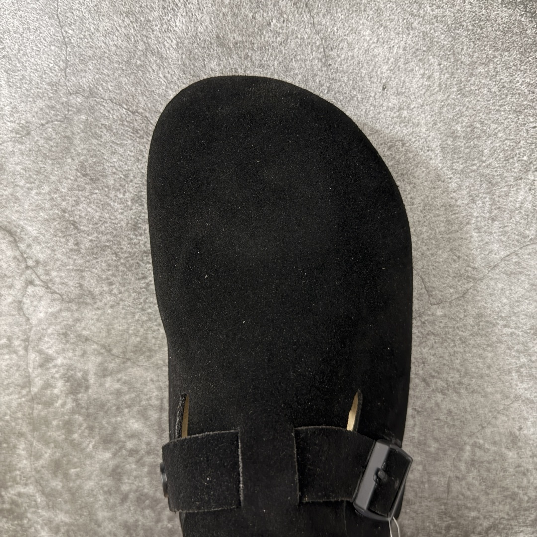 Birkenstock Boston 博肯/勃肯 系列 牛皮绒面革平底复古软木休闲鞋 真正软木塞大底 品质细节领先市场版