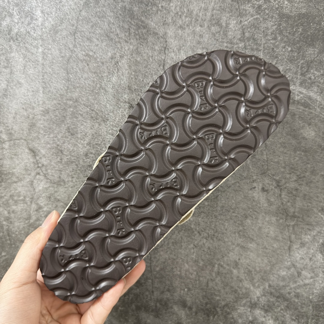 Birkenstock Boston 博肯/勃肯 系列 牛皮绒面革平底复古软木休闲鞋 真正软木塞大底 品质细节领先市场版