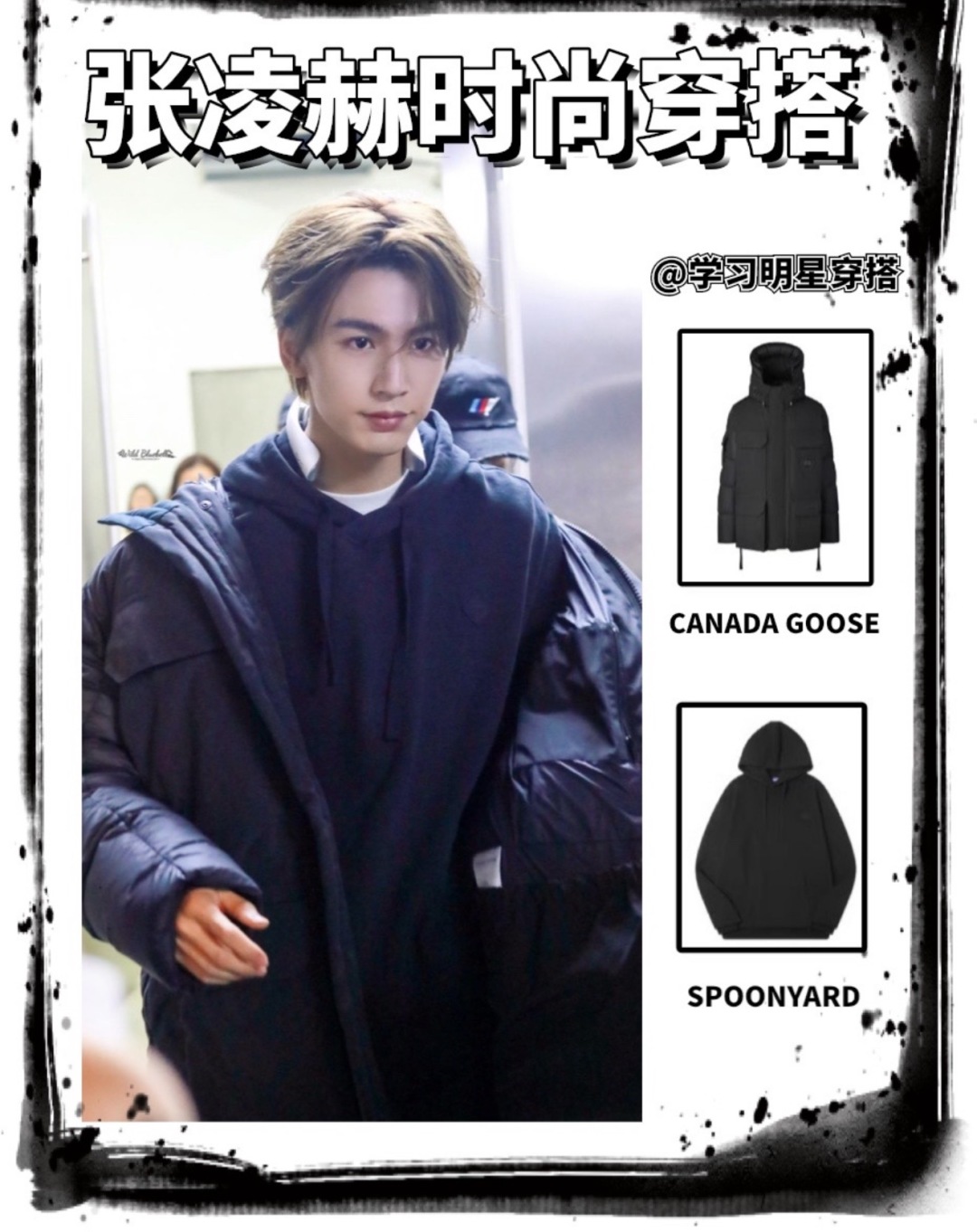 Canada Goose Standard Black Parka Unisex Environmental Theme Limited Edition