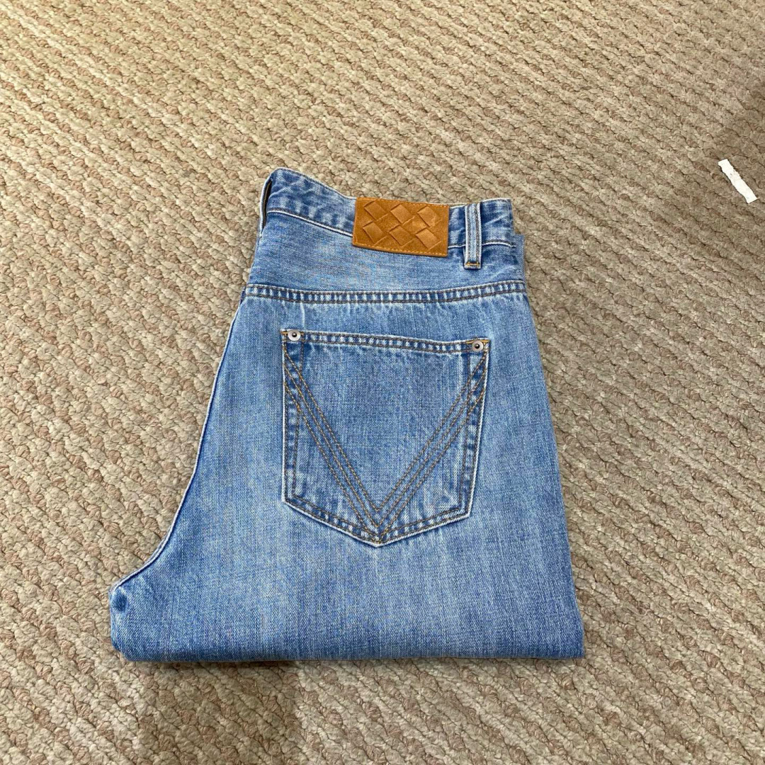P682 Thin Series Light Blue Man Jeans: 98% Calves, 2% Fashion Hands - 图片 2