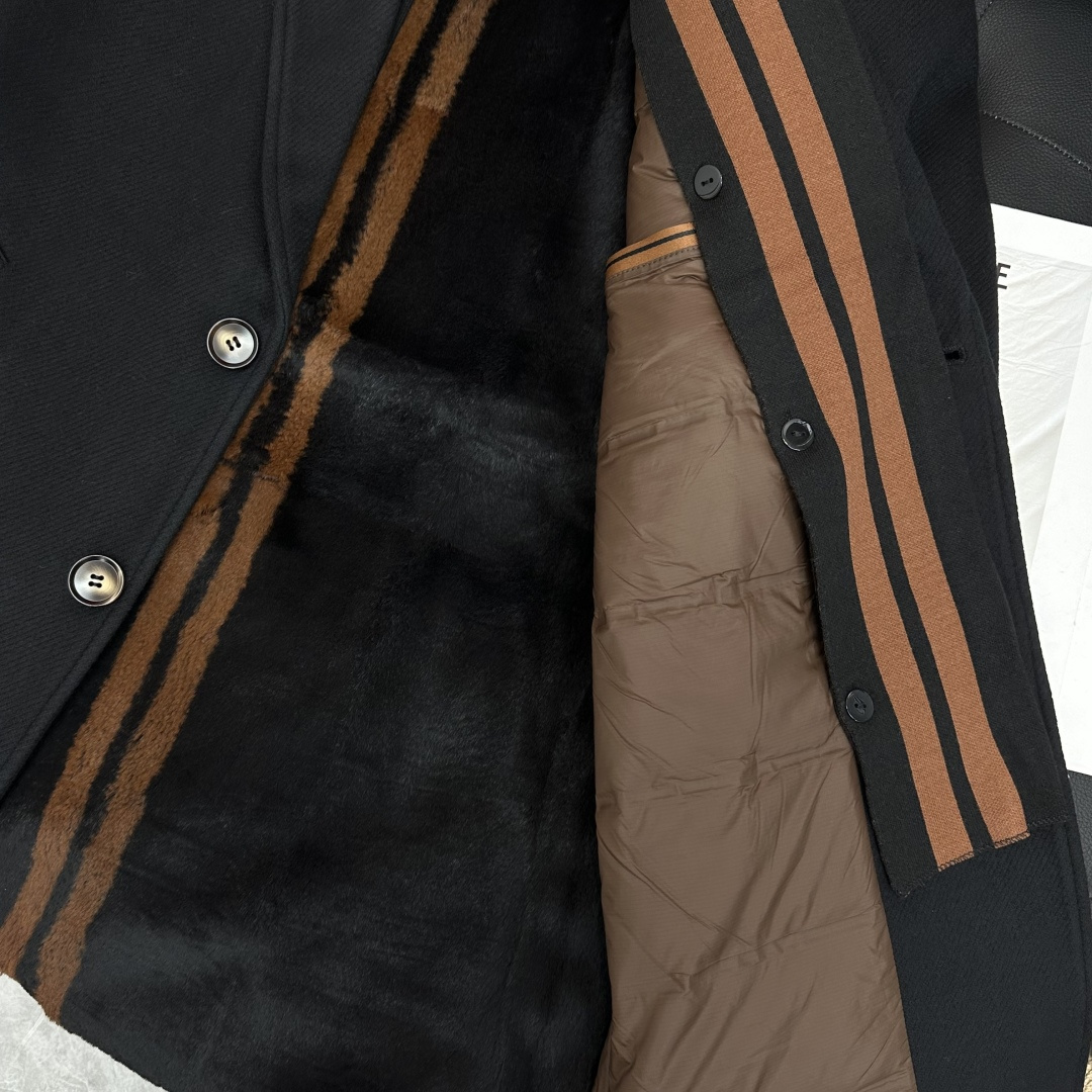 Zeg*na杰尼亚2025FW 秋冬最新羊毛大衣搭配羽绒！保暖又时尚EZ家臻品推出中长款羽绒服#羊毛大衣