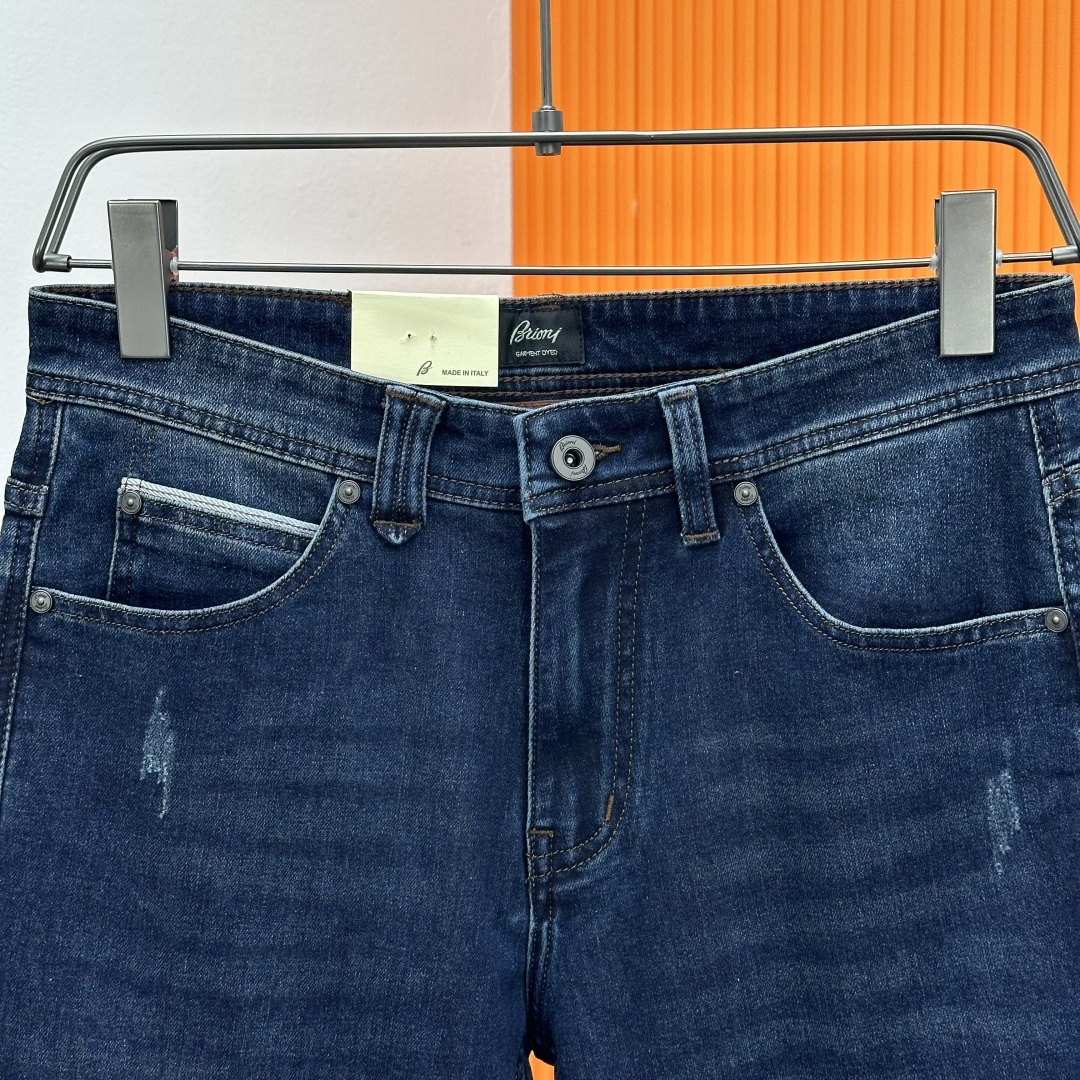 BERLUTI布鲁提💥四季款，独家专供新款修身小直筒牛仔裤👖高端版本！专柜定制面料 透气舒适度高，细节无