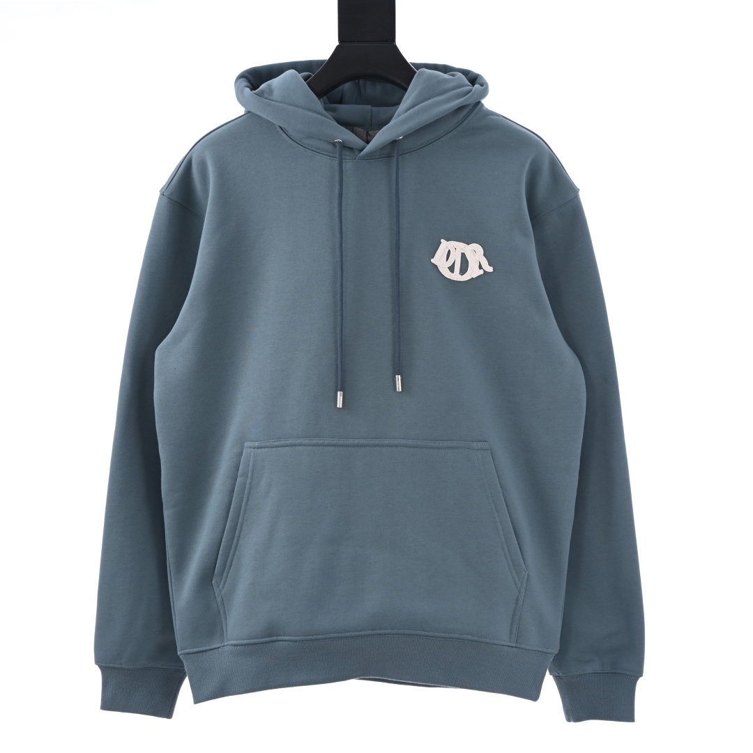 Dior CD Embroidered Applique Hoodie, 420g Cotton Fleece Pullover, S-L, Unisex 1 cmp o 1ifs30vie1e6dc121gf9njp1ojs1s