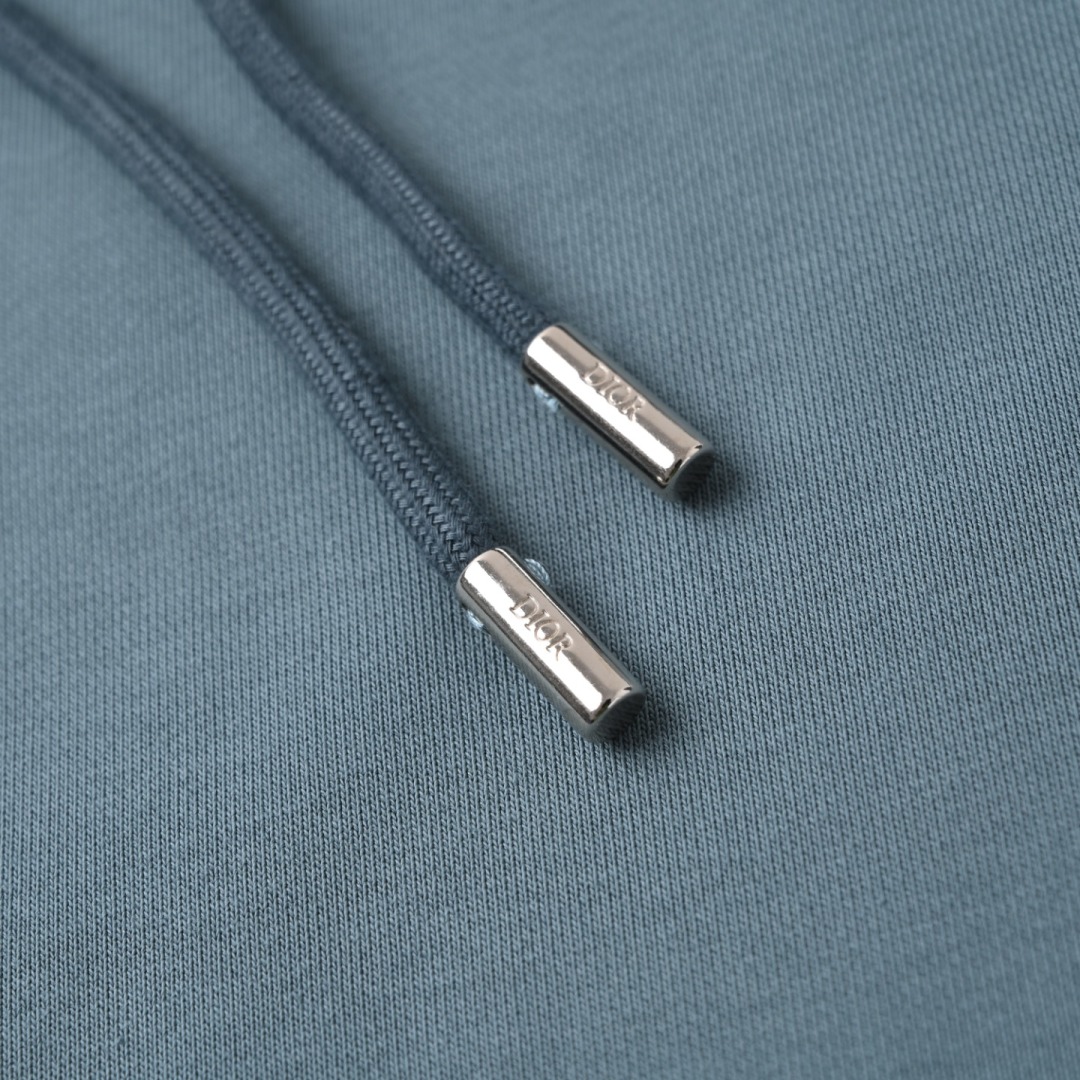 Dior CD Embroidered Applique Hoodie, 420g Cotton Fleece Pullover, S-L, Unisex 4 cmp o 1ifs30vigtog93l1n2d1lad2q420
