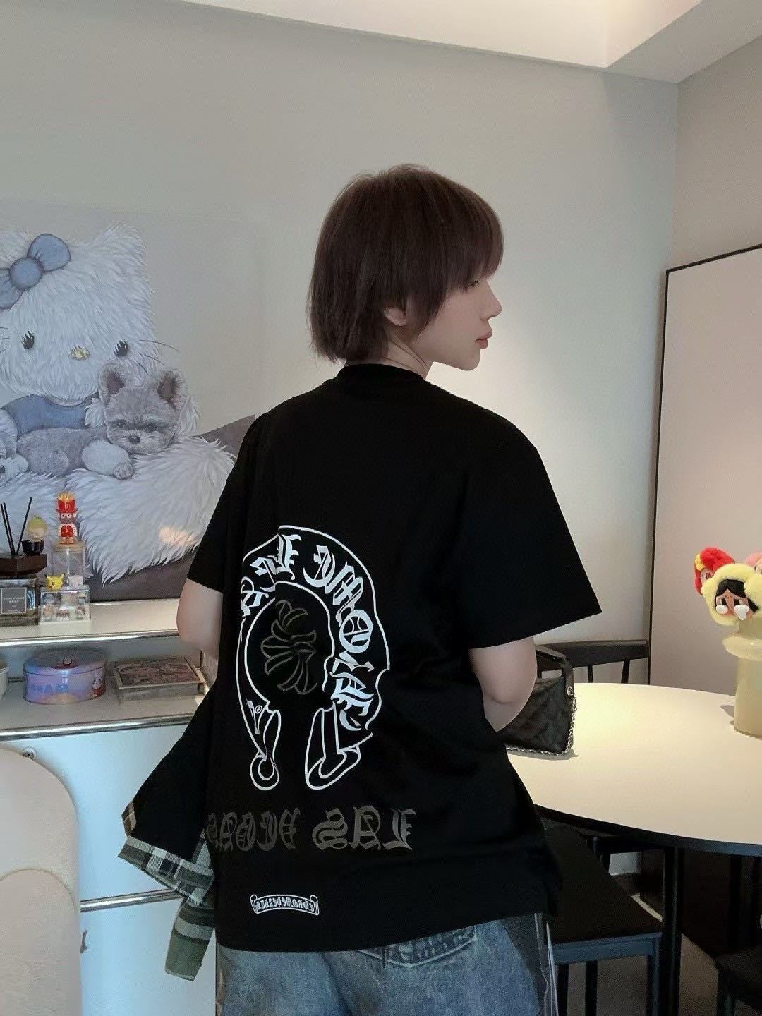 CHORME HEARTS克罗心CH 20周年vegas限定短袖T恤 上身效果#