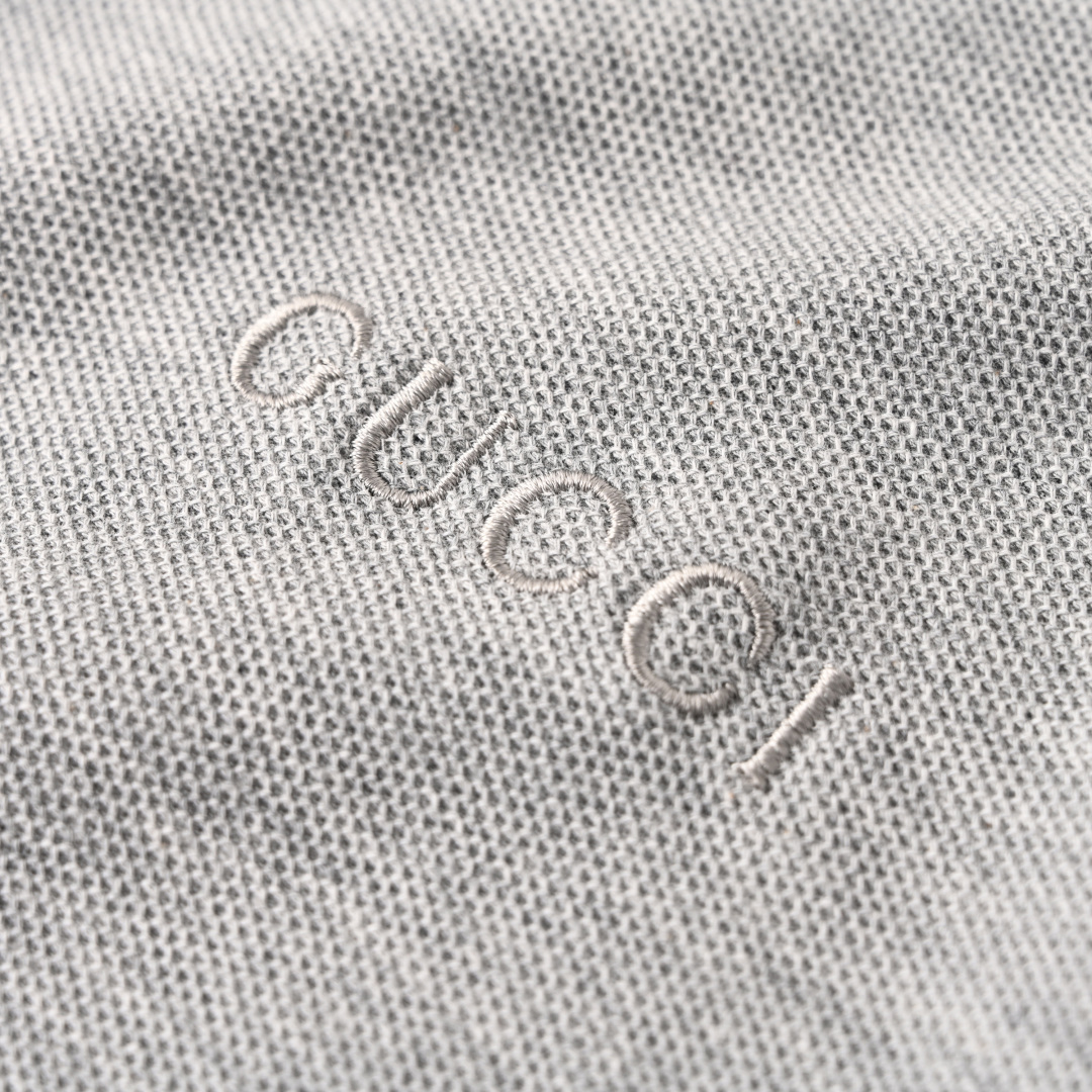 Gucci GUCCI古驰GUC 织带拼接短袖POLO衫