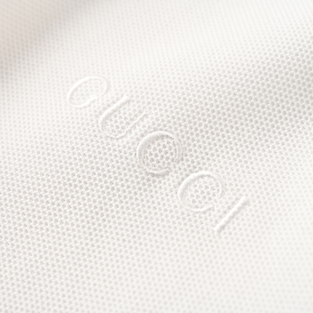 Gucci GUCCI古驰GUC 织带拼接短袖POLO衫