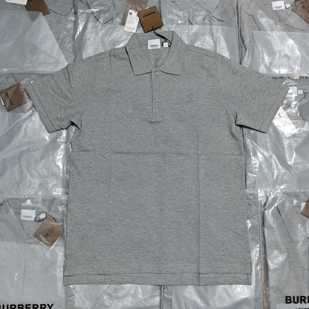 Burberry BBR Classic BT Polo a cuadros Producto grande Tiro real