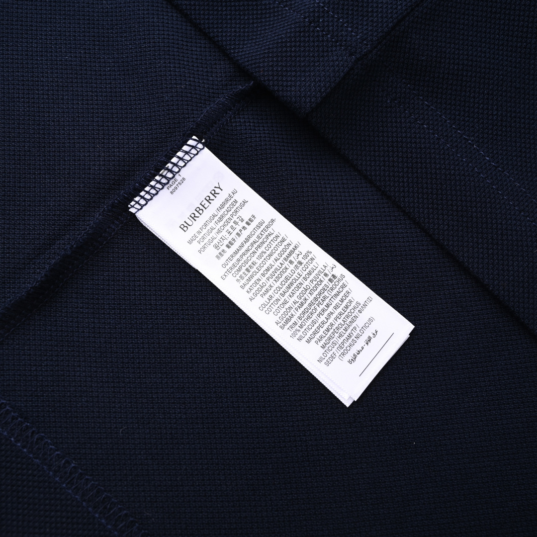 Burberry BURBERRY巴宝莉BBR 骑士麦穗战马刺绣短袖POLO衫