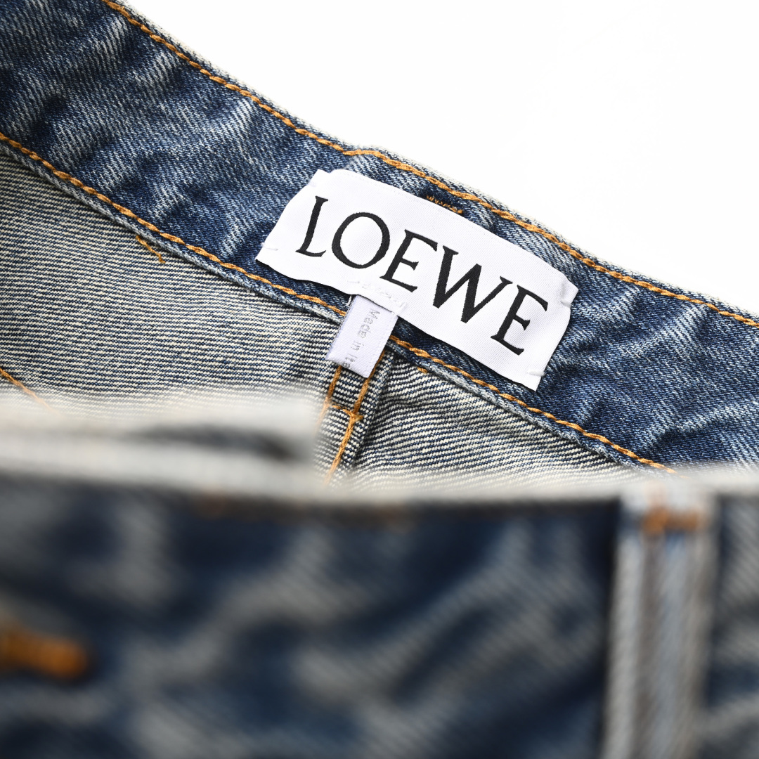 Loewe LOEWE罗意威 Anagram 锥形牛仔长裤