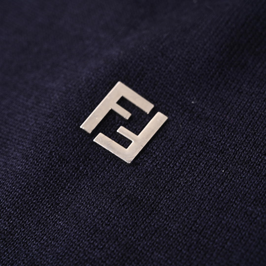 Fendi FENDI芬迪FD 五金双F标识短袖T恤