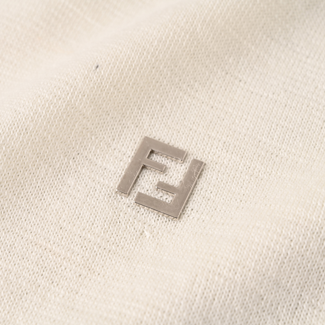 Fendi FENDI芬迪FD 五金双F标识短袖T恤