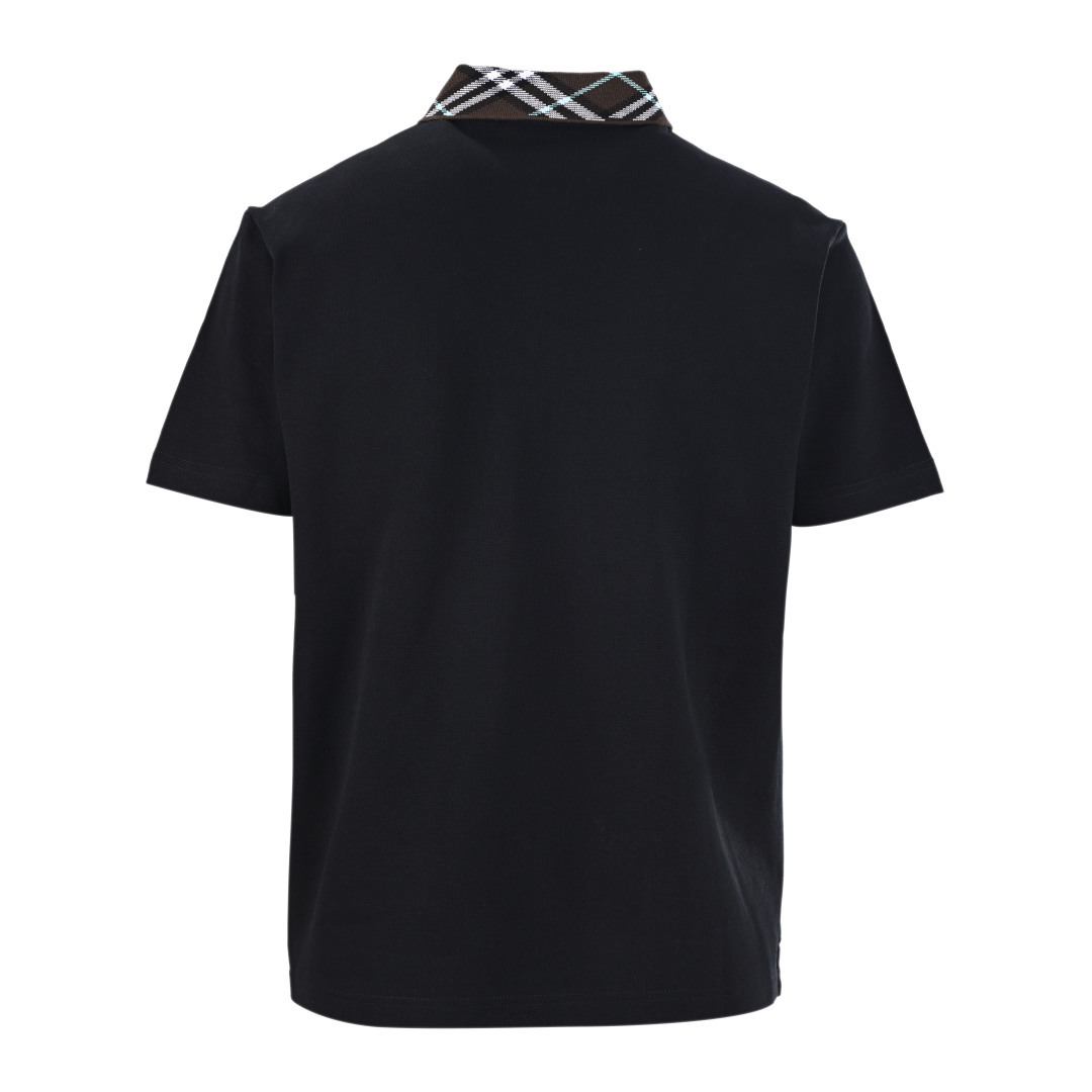 Burberry BURBERRY巴宝莉BBR 格纹拼接短袖POLO衫