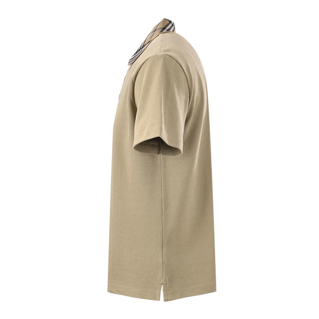 Burberry BURBERRY巴宝莉BBR 格纹拼接短袖POLO衫