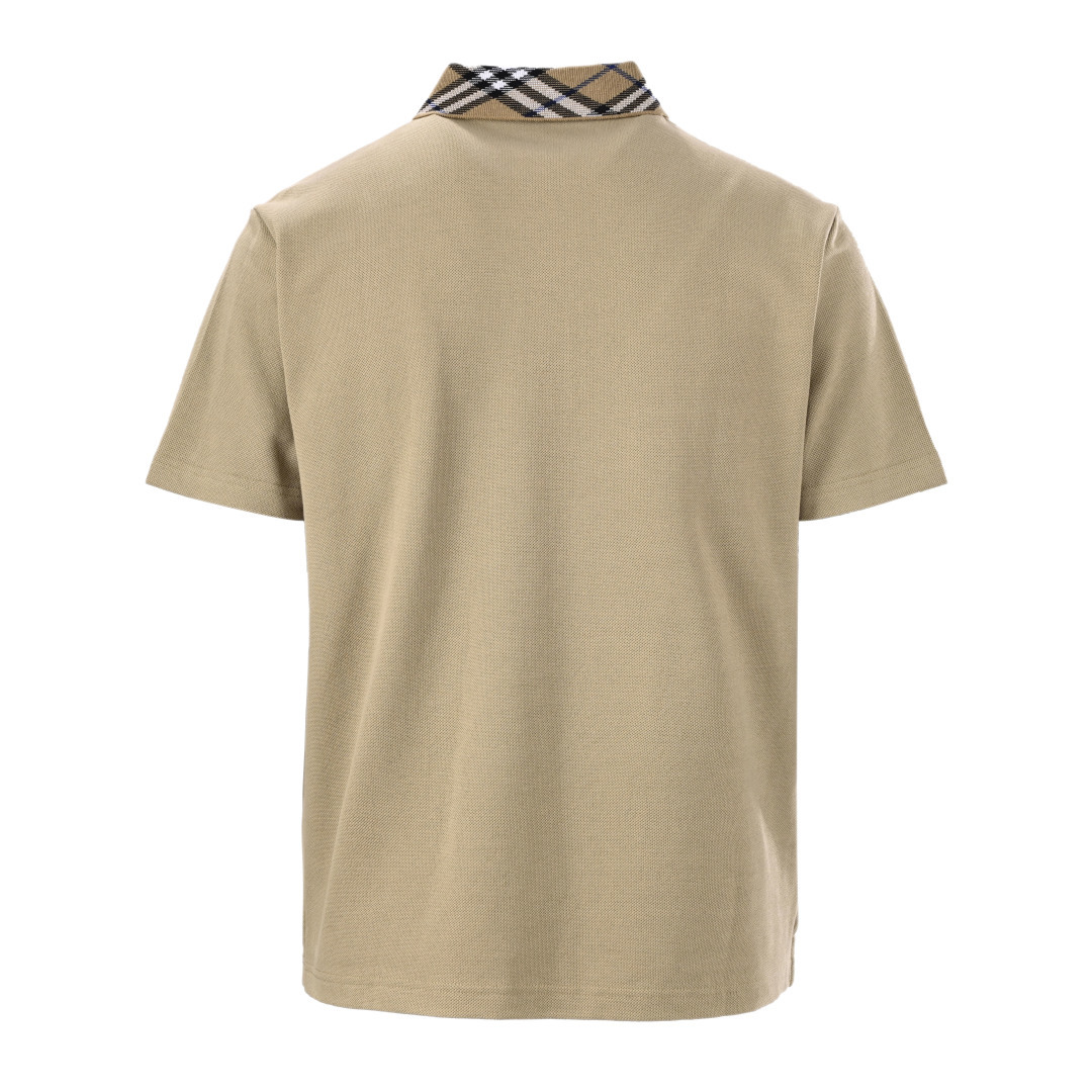 Burberry BURBERRY巴宝莉BBR 格纹拼接短袖POLO衫