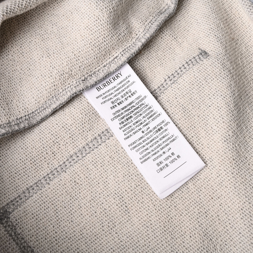 Burberry BURBERRY巴宝莉BBR 格纹棉后口袋贴花短裤