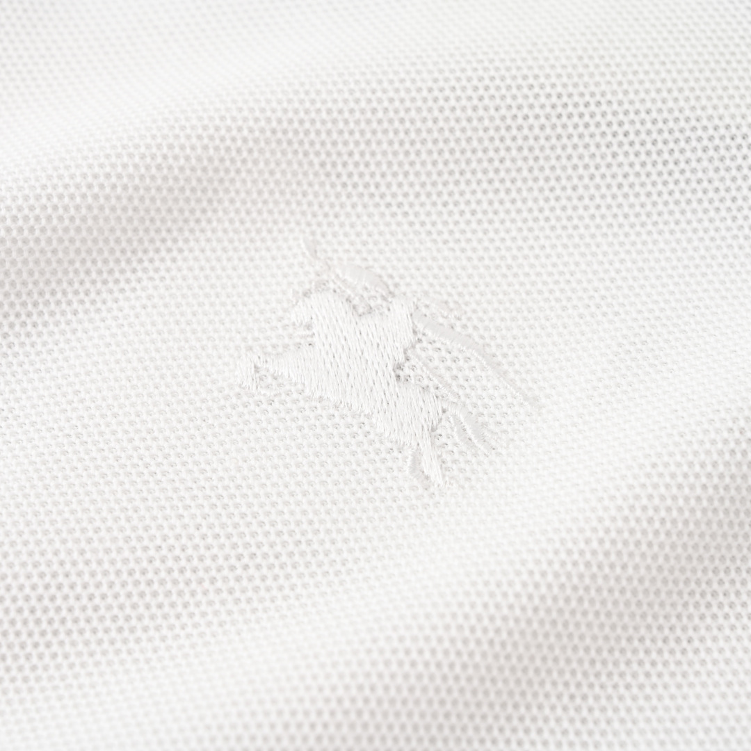 Burberry BURBERRY巴宝莉BBR 战马刺绣格纹肩短袖POLO衫