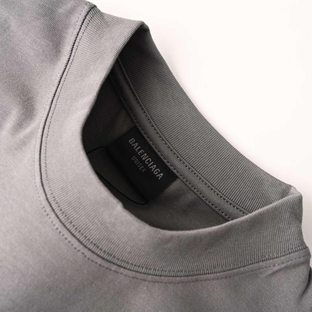 Balenciaga BALENCIAGA巴黎世家BLCG 标识反光短袖T恤