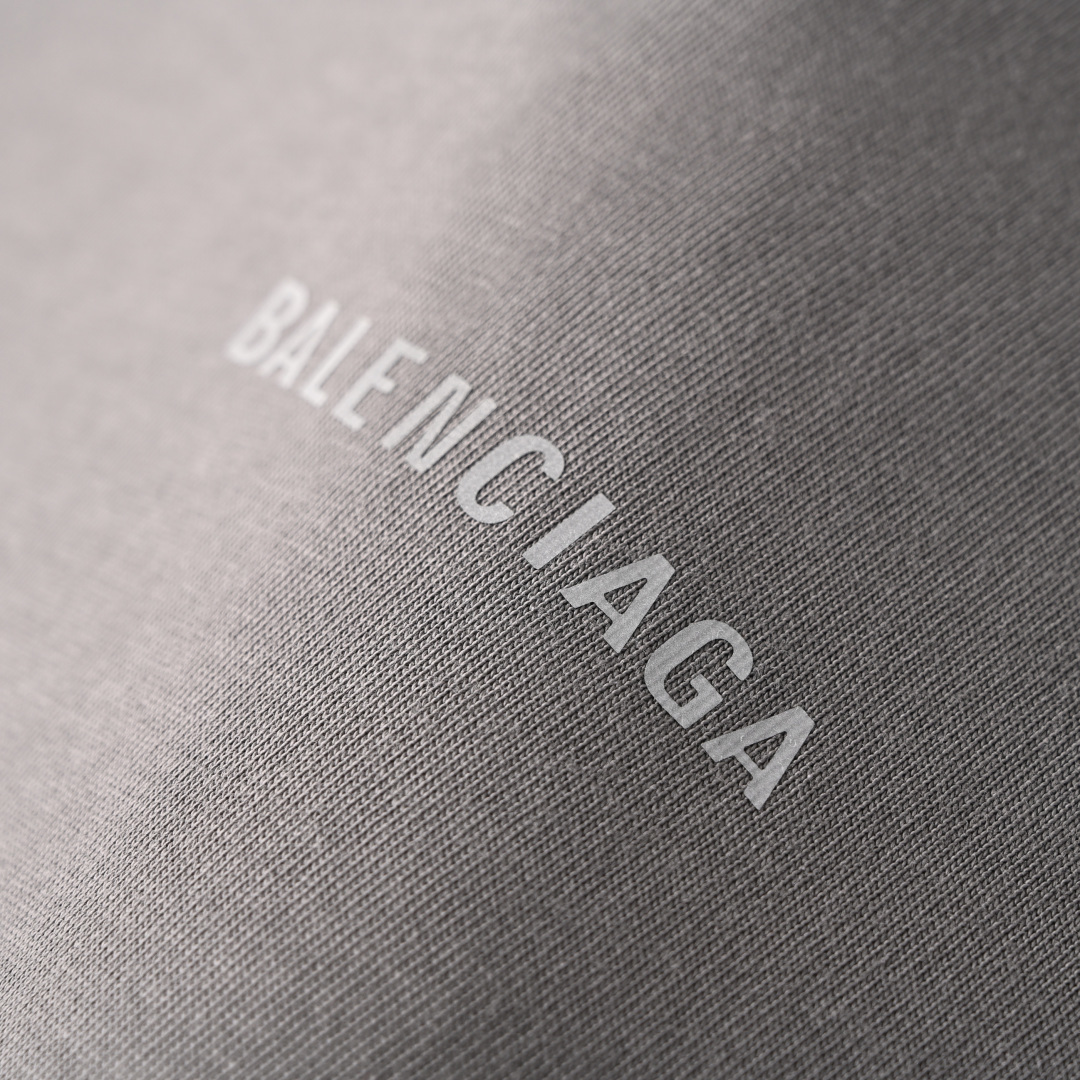 Balenciaga BALENCIAGA巴黎世家BLCG 标识反光短袖T恤