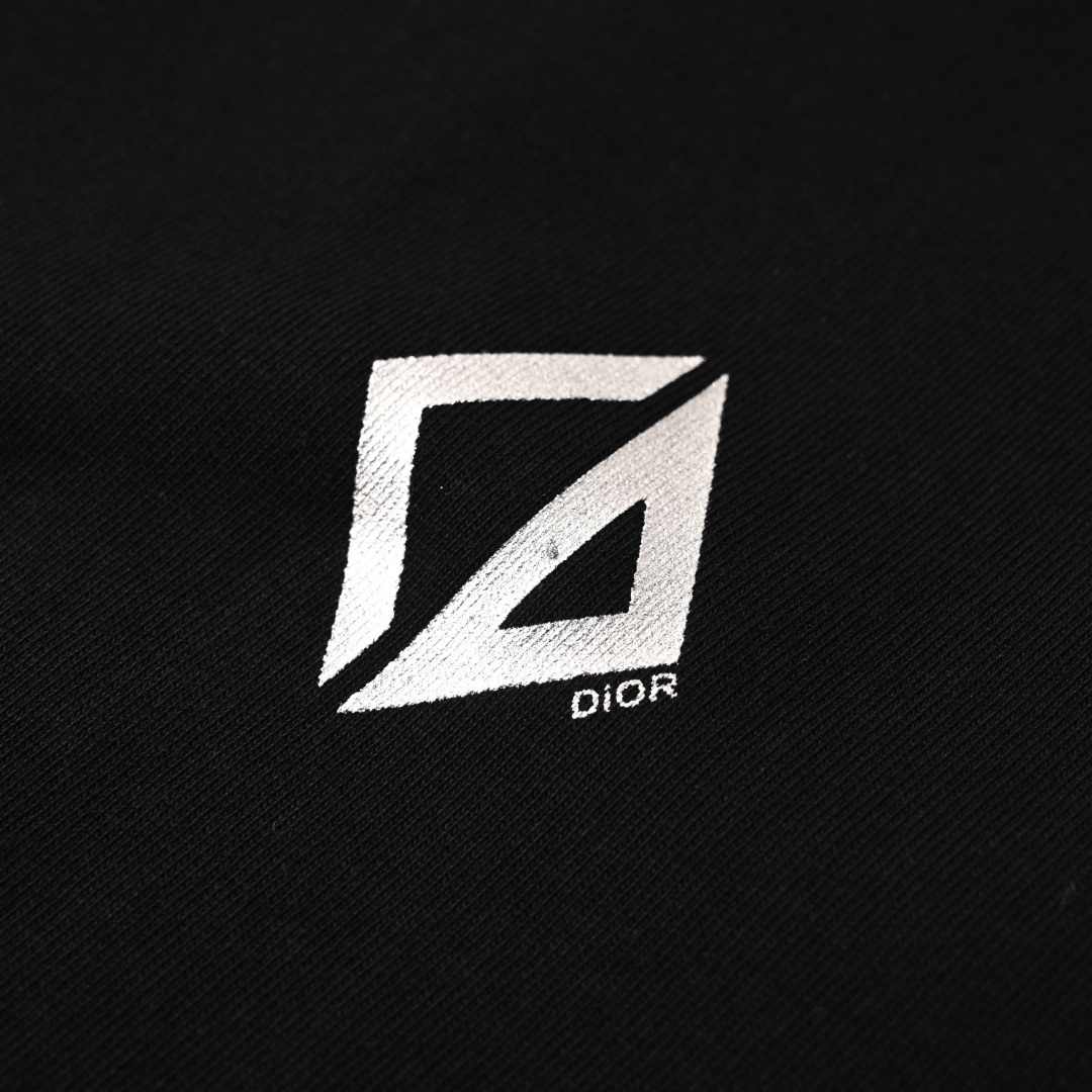 Dior DIOR迪奥CD 菱形反光短袖T恤