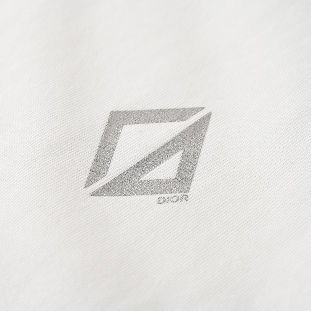 Dior DIOR迪奥CD 菱形反光短袖T恤