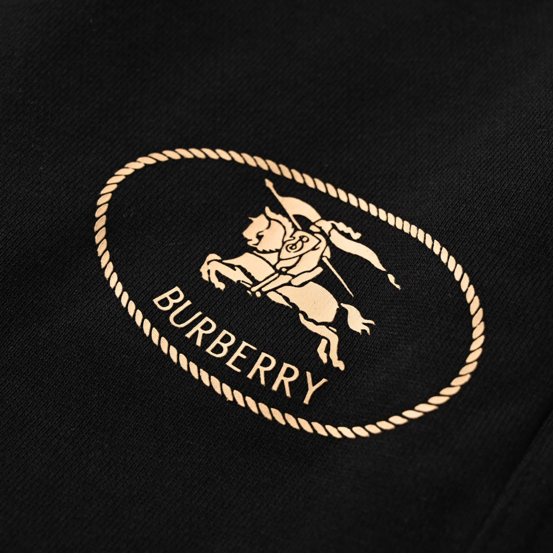 Burberry BURBERRY巴宝莉BBR 圆标骑士马术徽章短裤