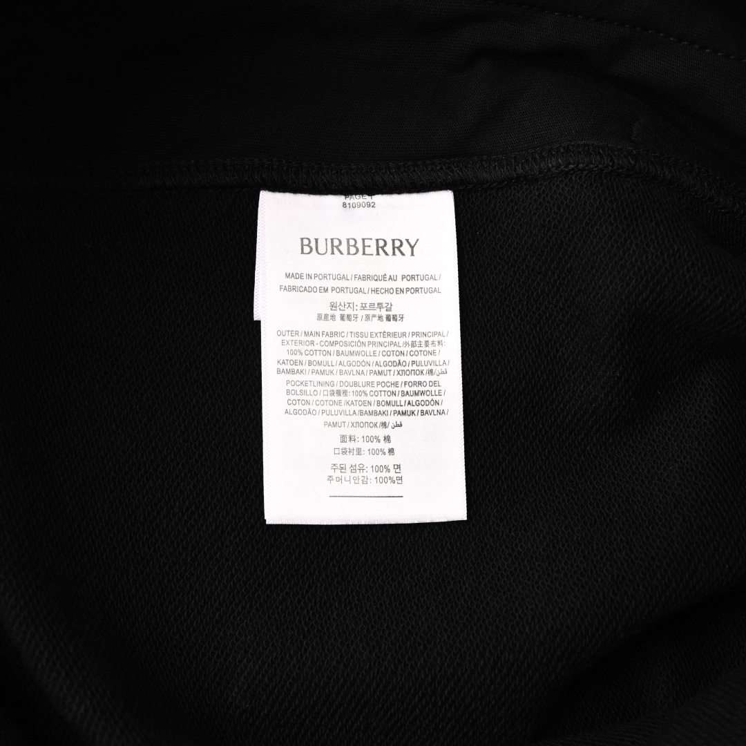 Burberry BURBERRY巴宝莉BBR 圆标骑士马术徽章短裤