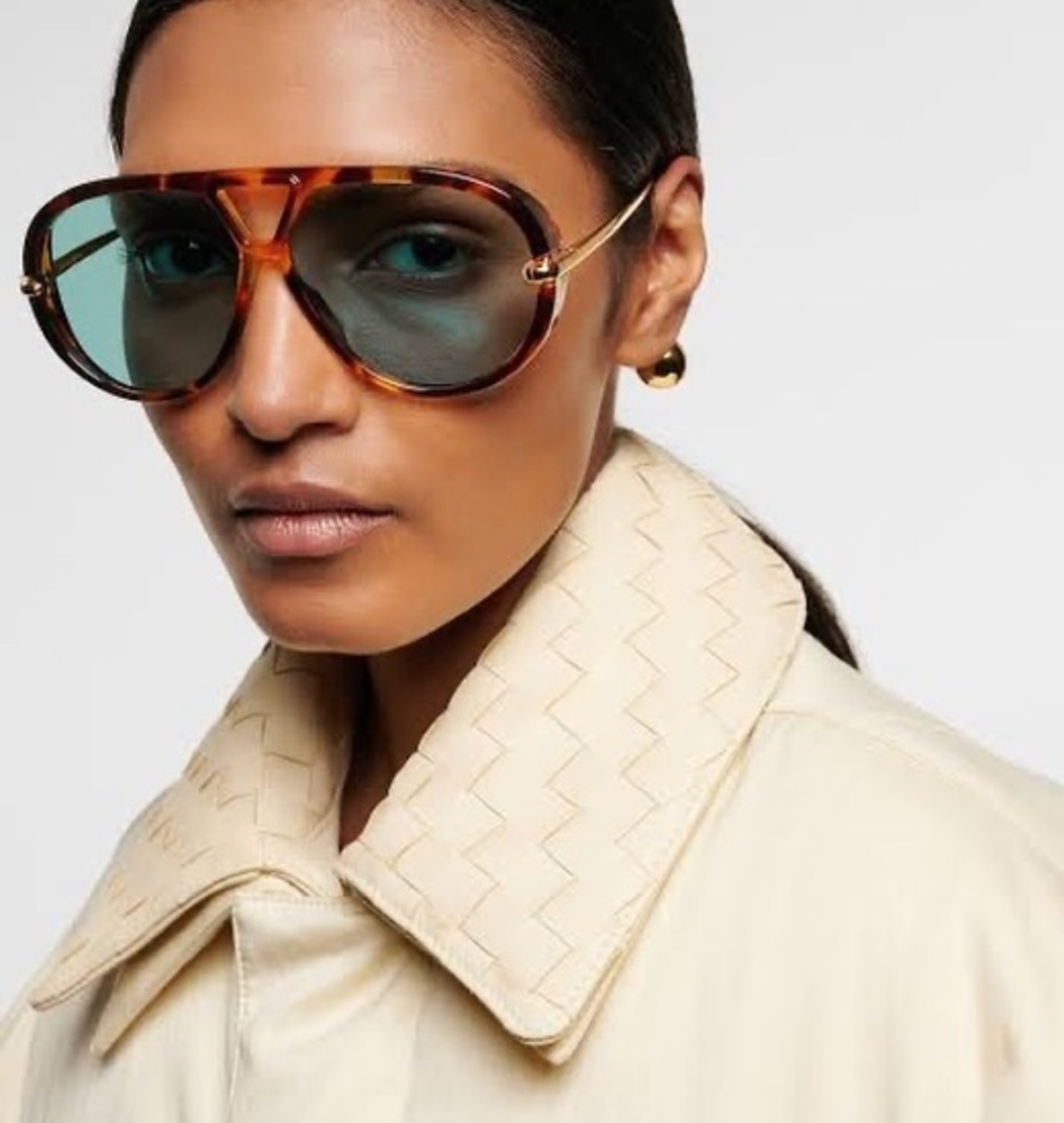 BOTTE VENETA Pilot style Mod: BV1274/1273 Drop Avator The upper face is comfortable. Size: 63-12-145 - 图片 5