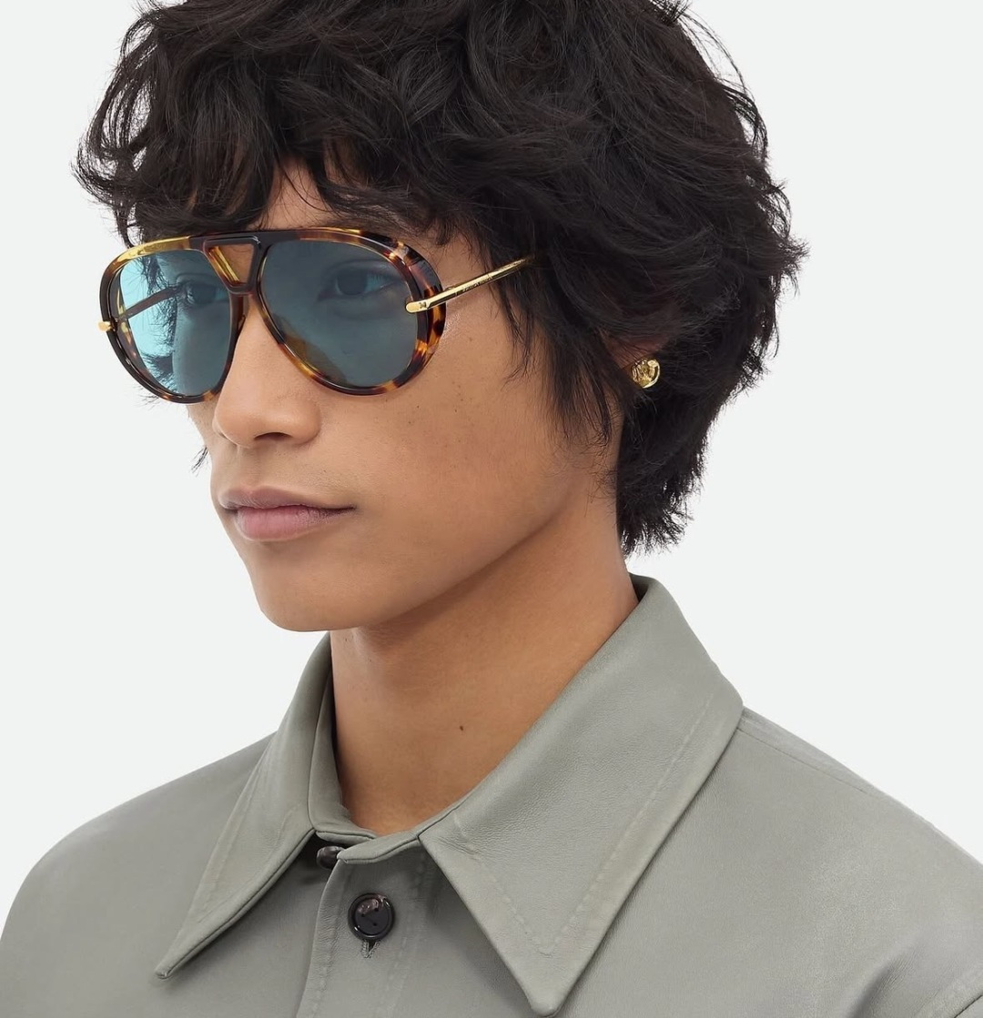 BOTTE VENETA Pilot style Mod: BV1274/1273 Drop Avator The upper face is comfortable. Size: 63-12-145 - 图片 7