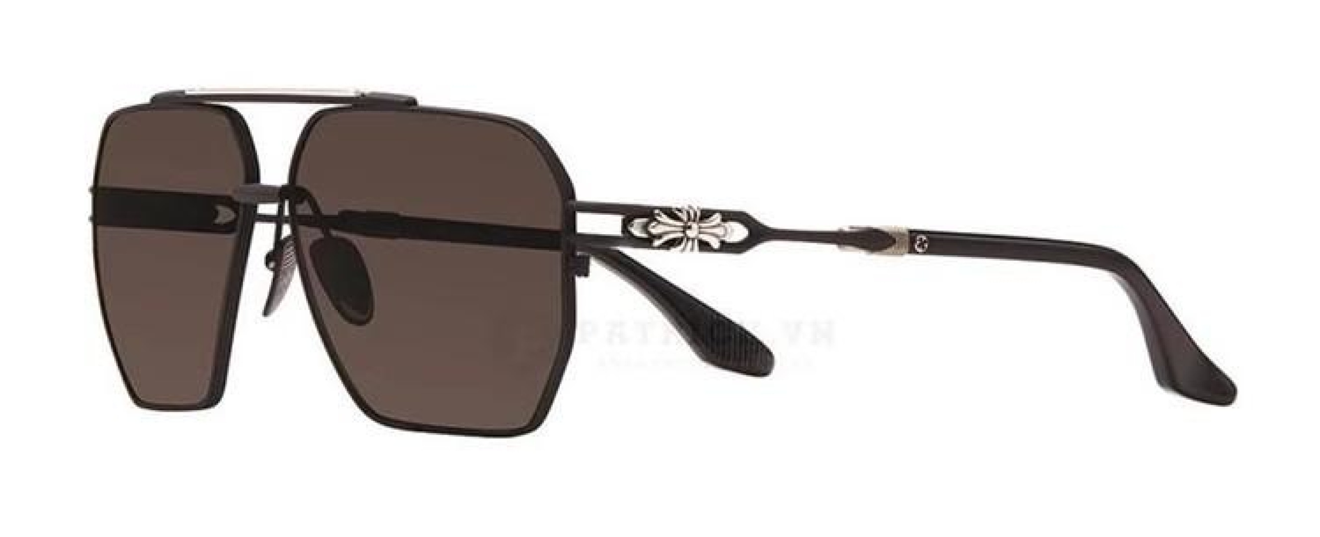 Chrome Hearts Ripping Aviator Sunglasses Gold Frame Grey Lens 60-12-148 4 cmp i1745670069050 9007 0 3