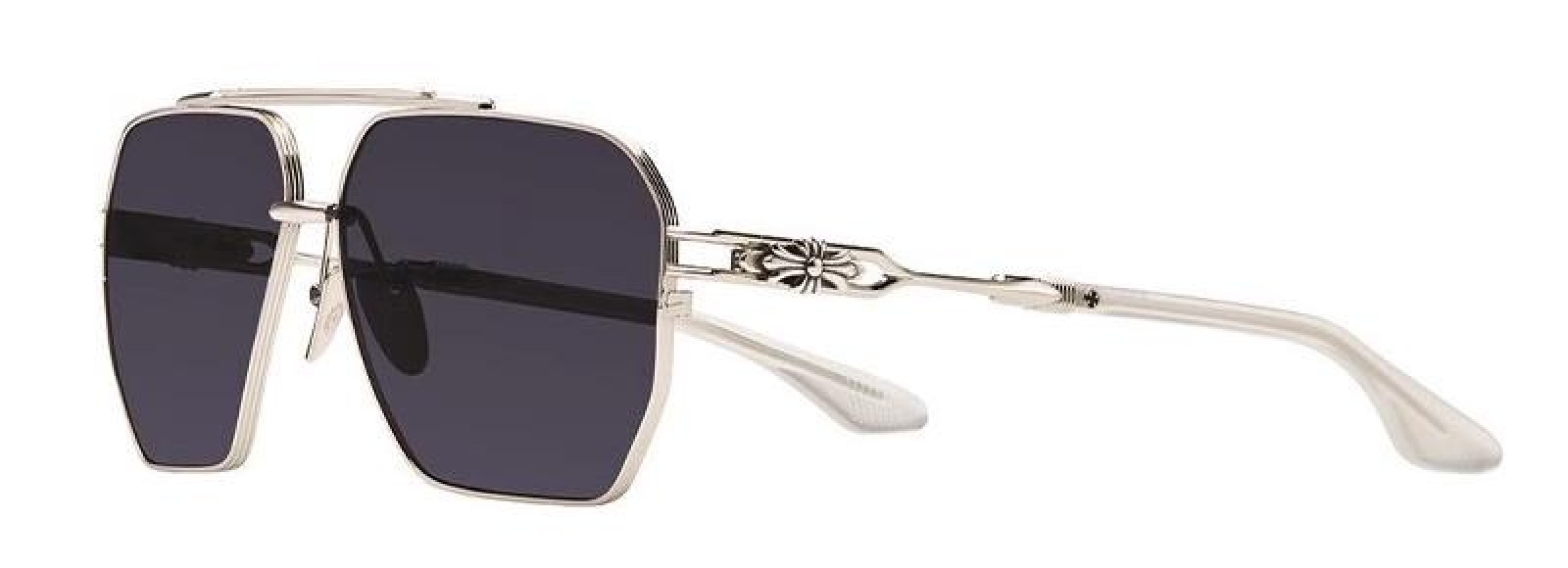 Chrome Hearts Ripping Aviator Sunglasses Gold Frame Grey Lens 60-12-148 5 cmp i1745670070041 9315 0 4