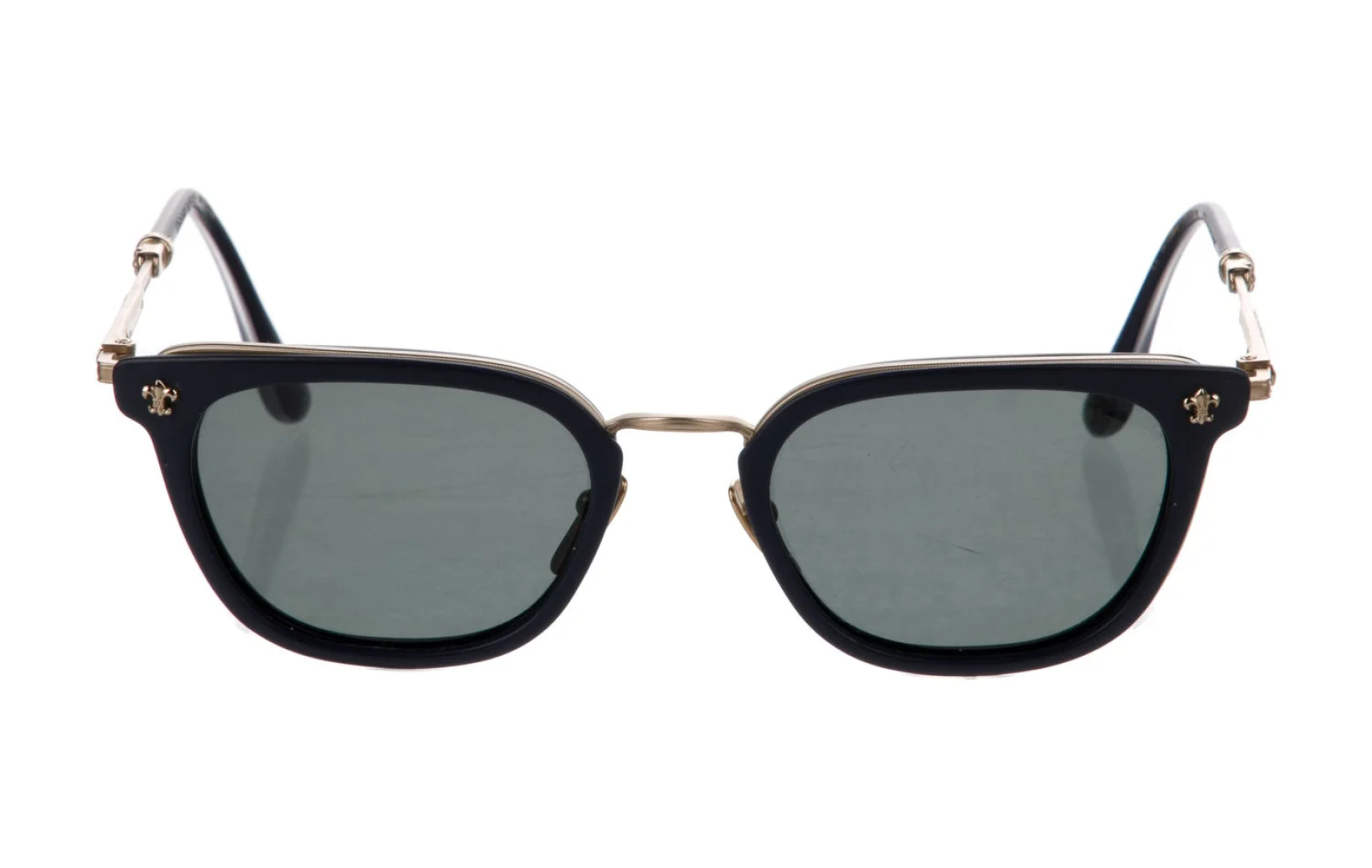 Chrome Hearts Strapadictome Sunglasses | Black Frame, Grey Lens, Silver Accents 1 cmp i1746281676398 1095 0 0