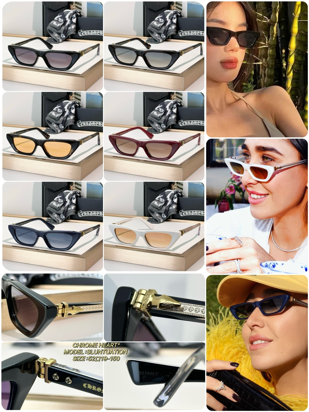 Chrome Hearts Sluntuation Sunglasses - Stylish Shades with Unique Design