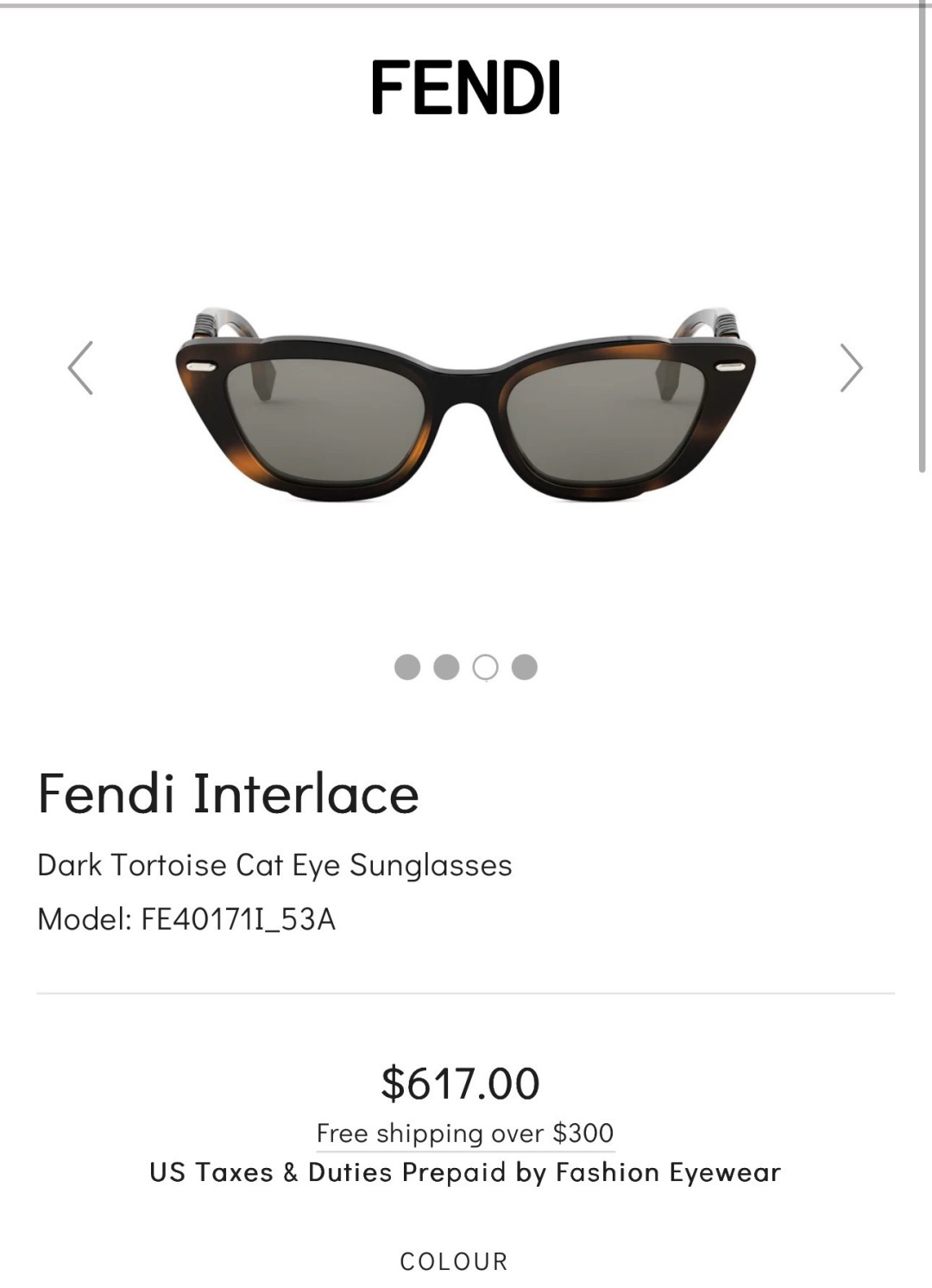 펜디 선글라스 74257 Fendi Sunglasses