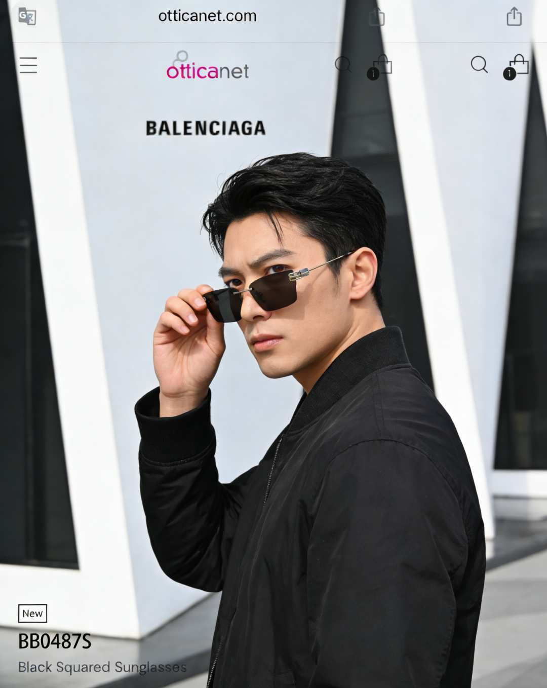 BALENCIAGAMod：BB0487SSize：63口15-145