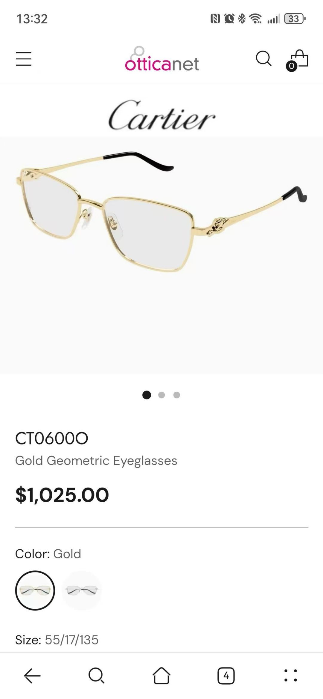 Designer Sunglasses CT0600O