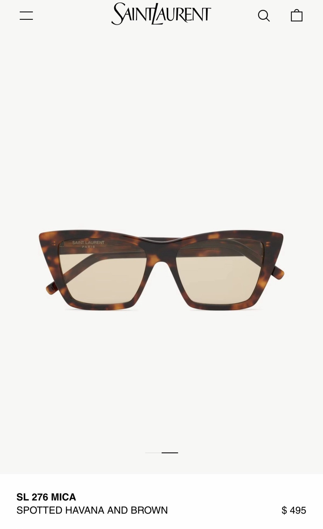 Designer Sunglasses SL276MICA