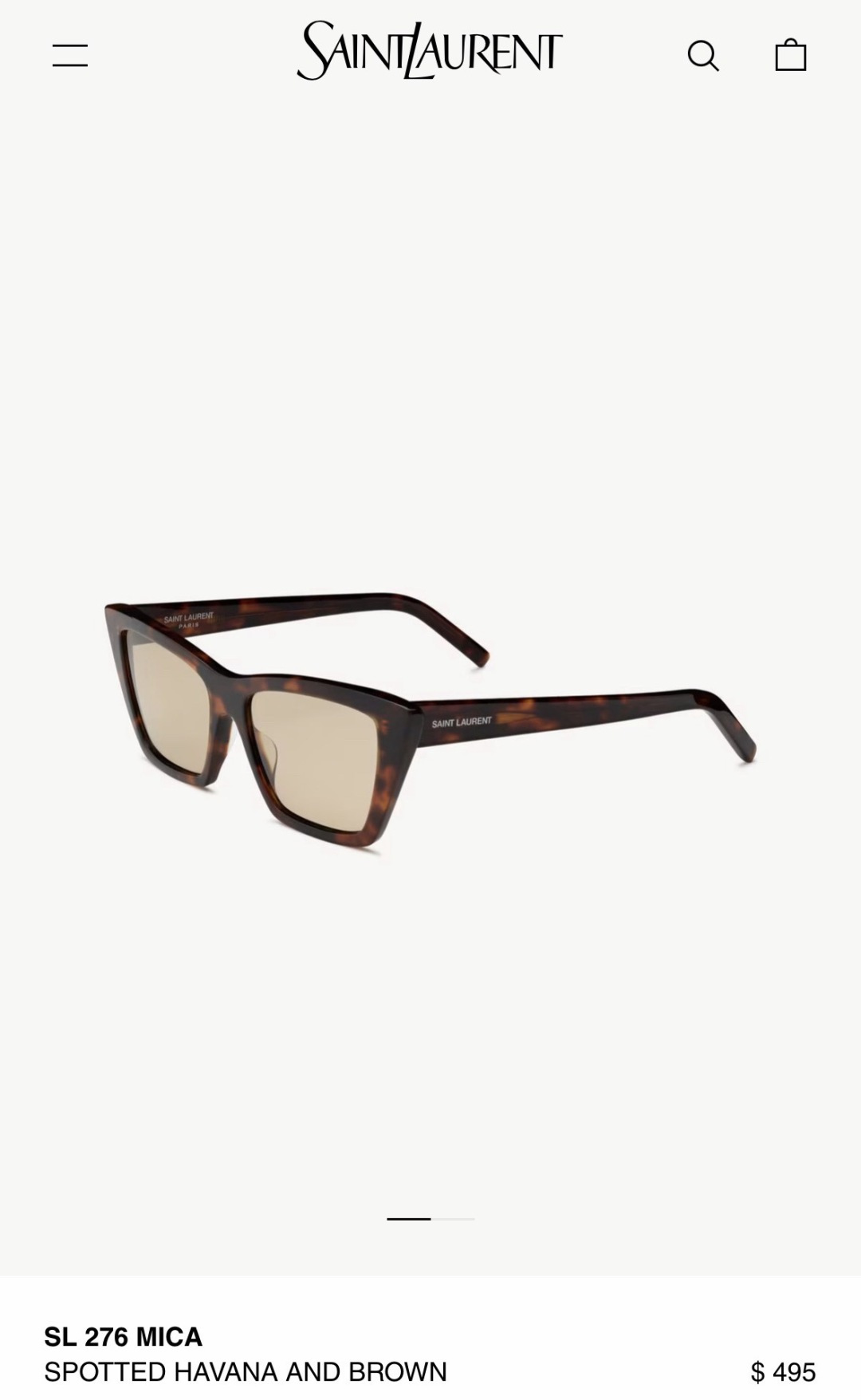 Designer Sunglasses SL276MICA