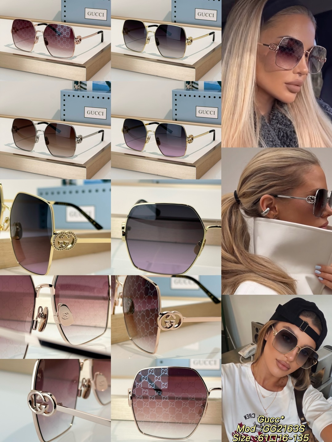 Designer Sunglasses GG2163S