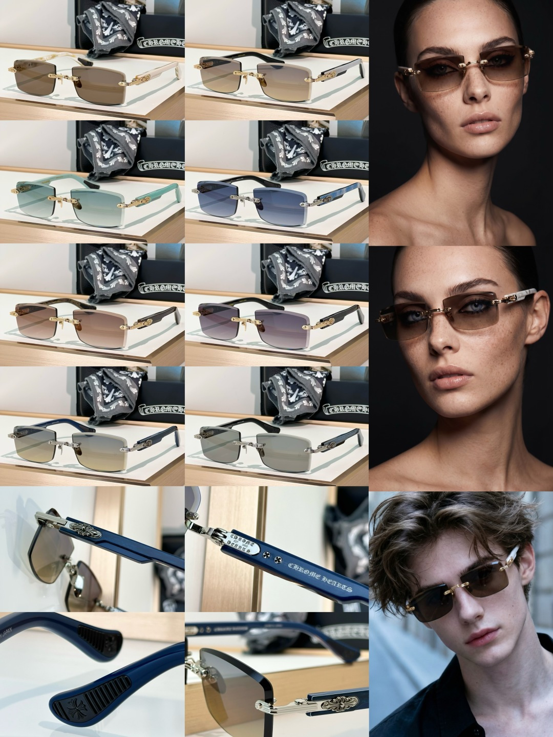 Chrome Hearts Sunglasses DEEP