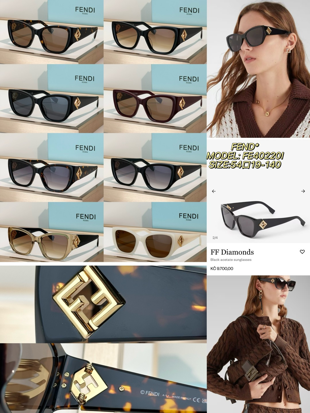 Designer Sunglasses FE40220I