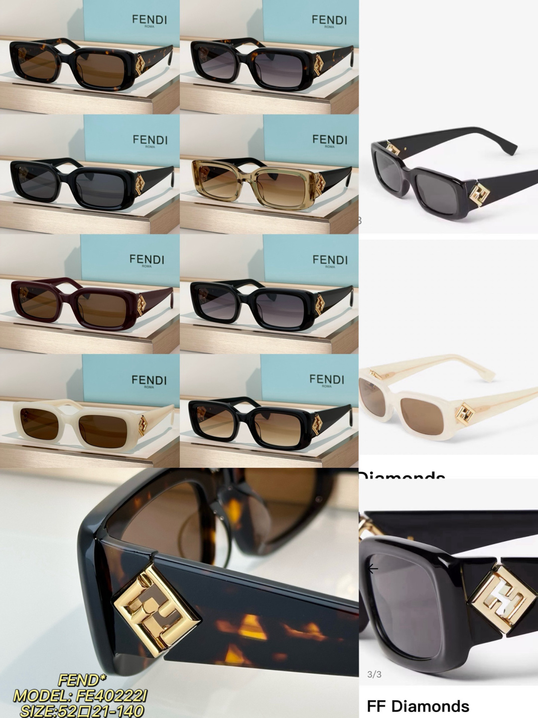 Designer Sunglasses FE40222I