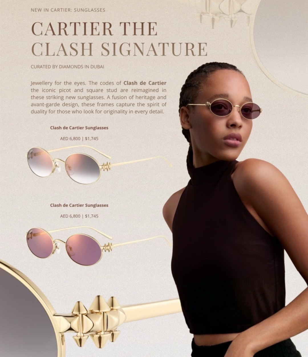 Designer Sunglasses CT0644S