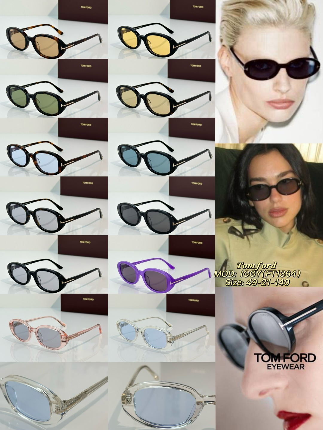Designer Sunglasses FT1364