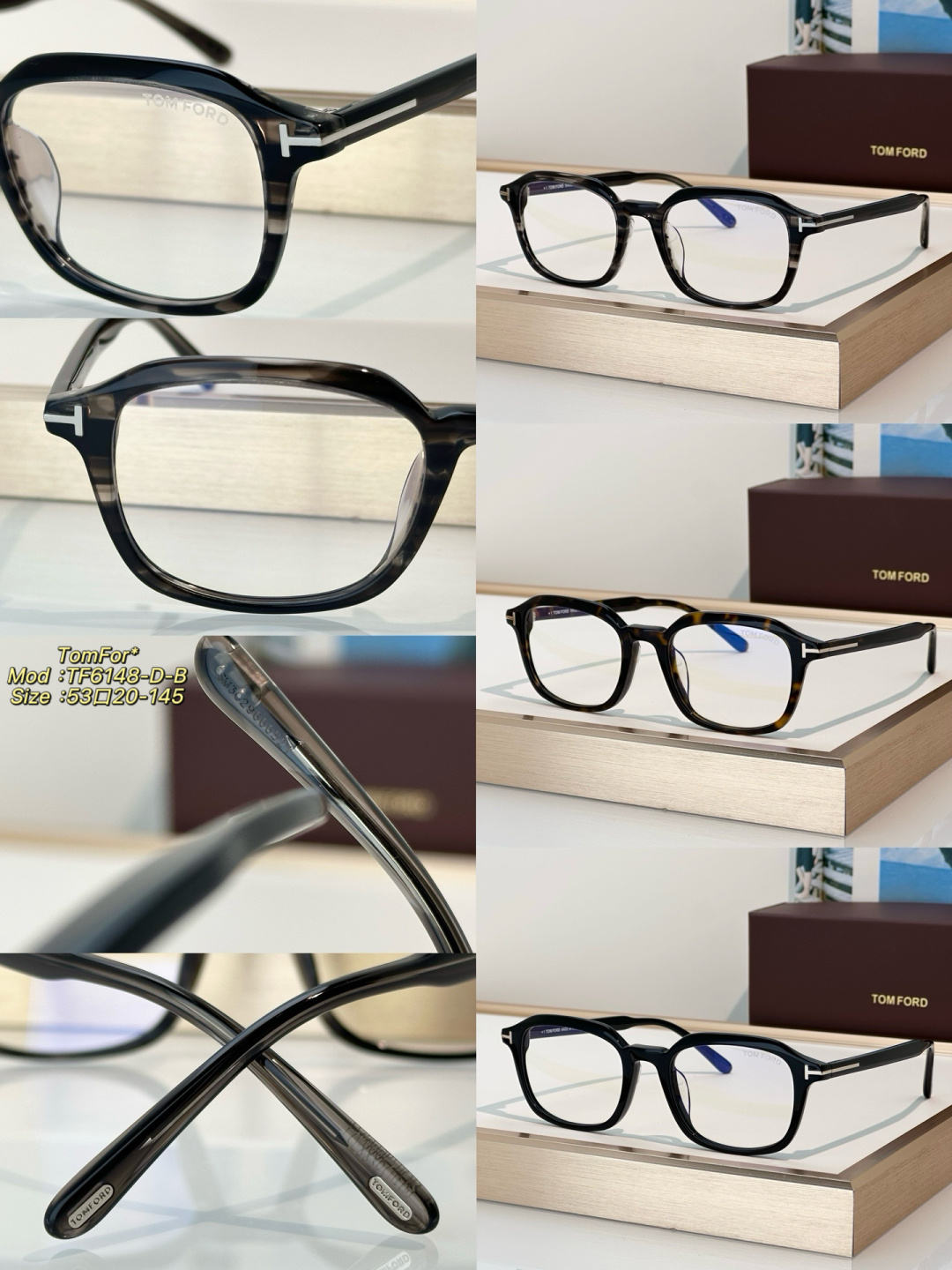Designer Sunglasses TF6148-D-B